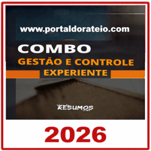COMBO GESTÃO E CONTROLE EXPERIENTE Radegondes Resumos 2026