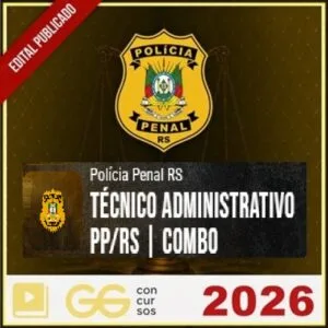 Polícia Penal RS Técnico Administrativo PP/RS