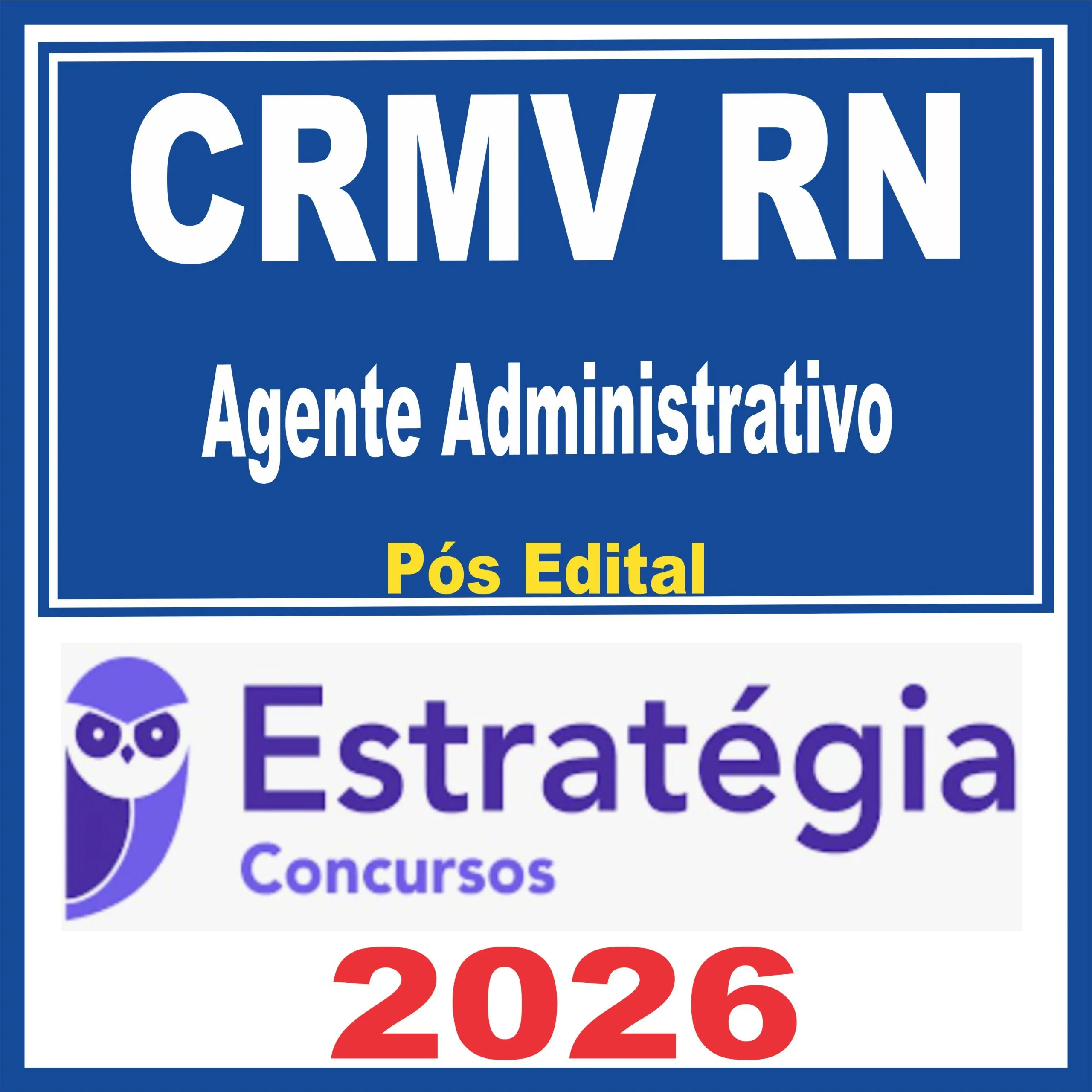 CRMV RN (Agente Administrativo) Pós Edital - Estratégia 2026 1 crmv-rn-ag-adm