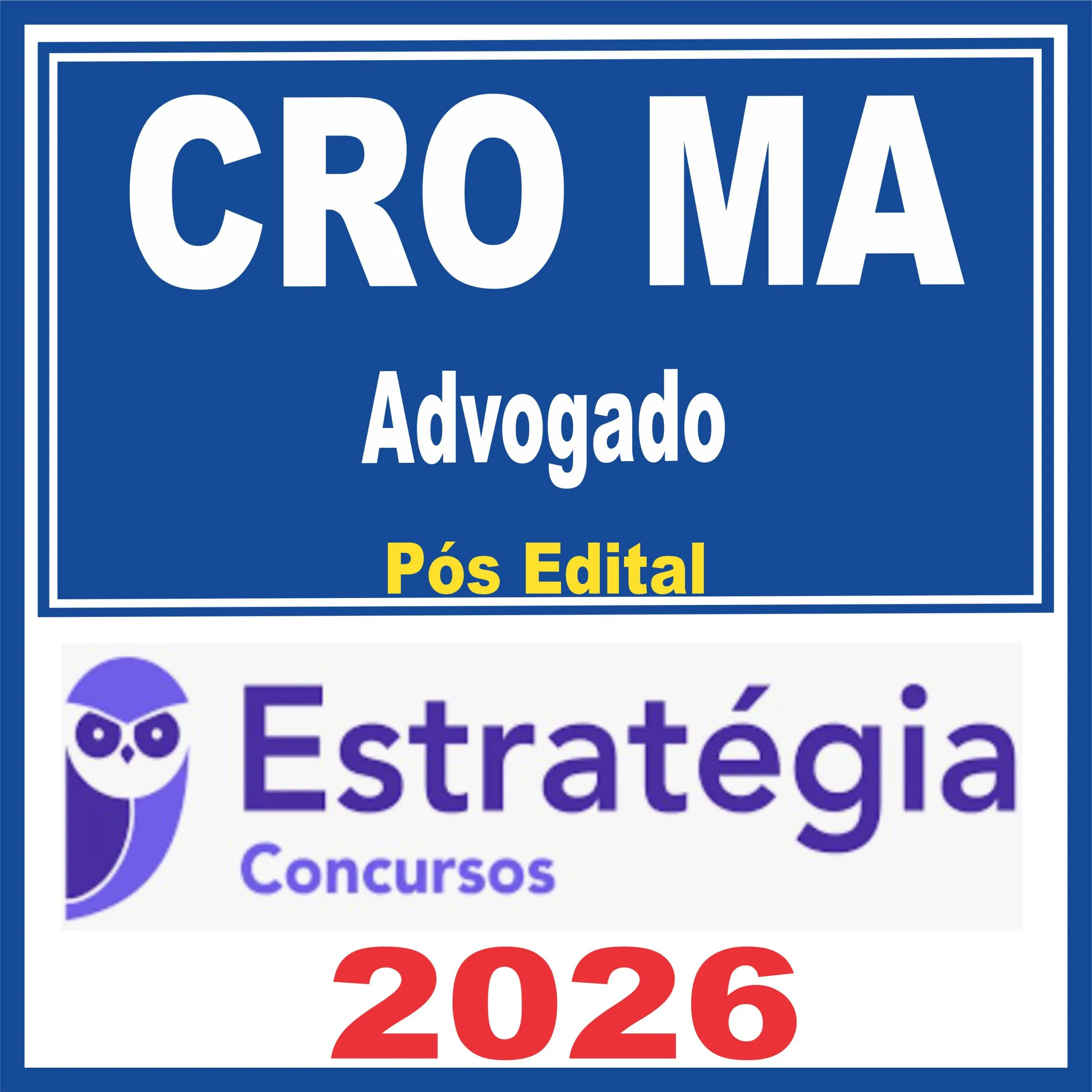 CRO MA (Advogado) Pós Edital - Estratégia 2026 1 cro-ma-adv