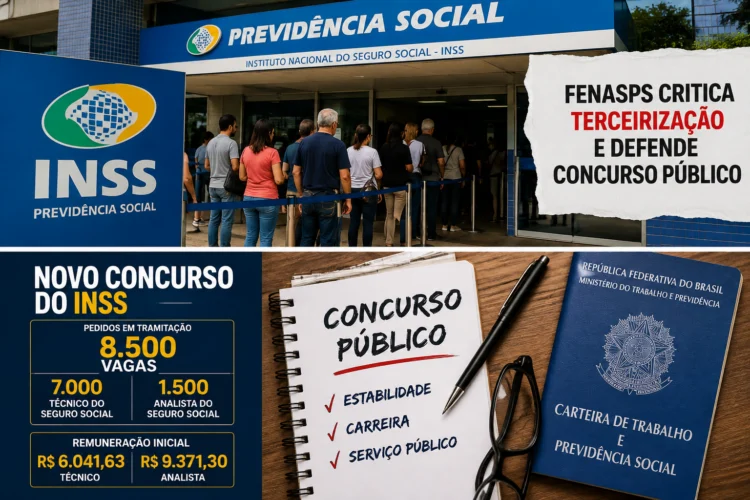 Concurso INSS: pressão aumenta por novo edital 9 Concurso INSS: pressão aumenta por novo edital