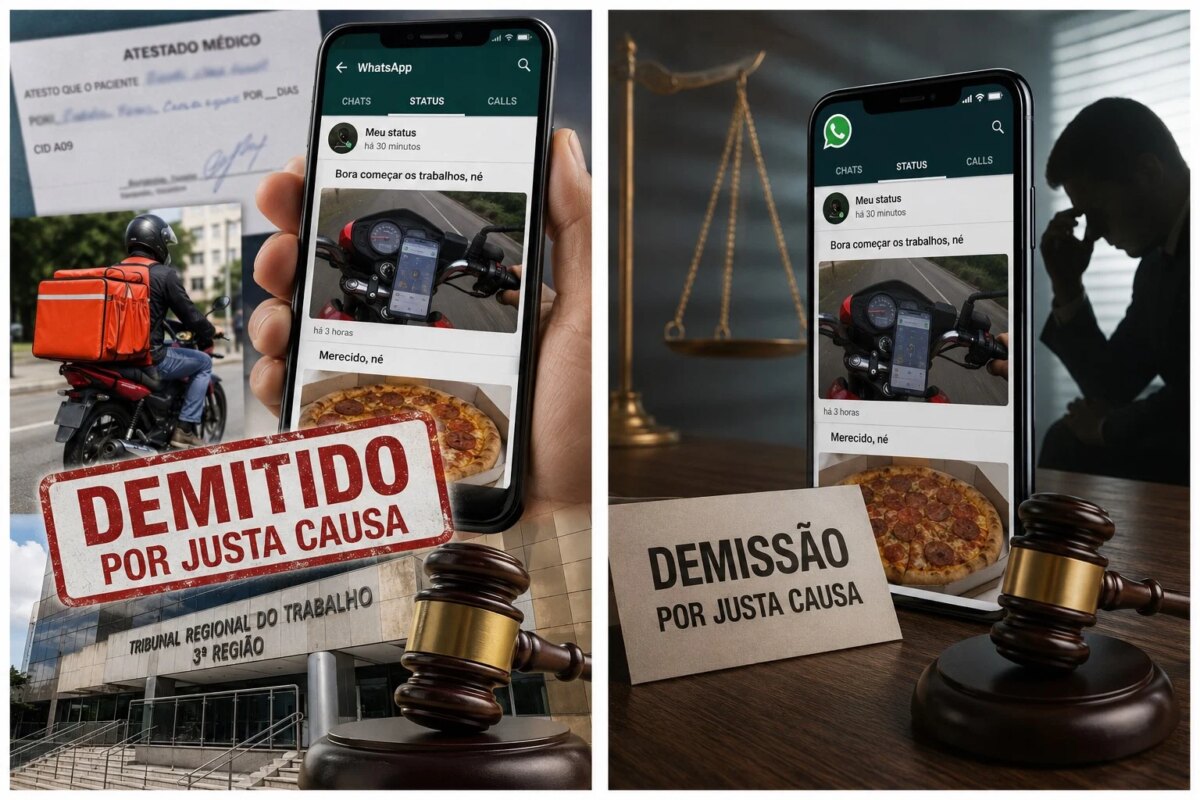 Post no WhatsApp termina em demissão por justa causa