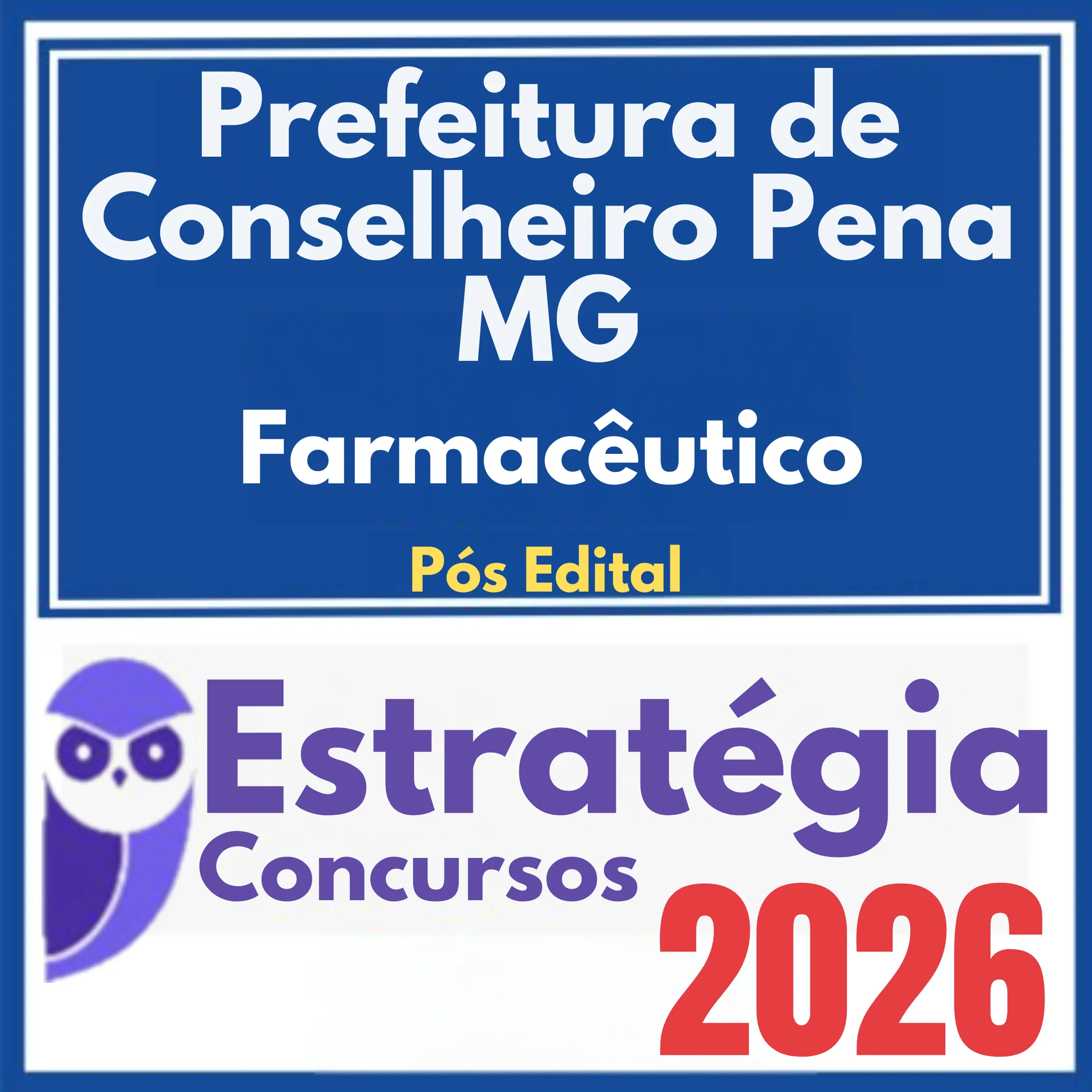 Prefeitura Conselheiro Pena MG (Farmacêutico) Pós Edital - Estratégia 2026 1 pref-conselheiro-farmaceutico