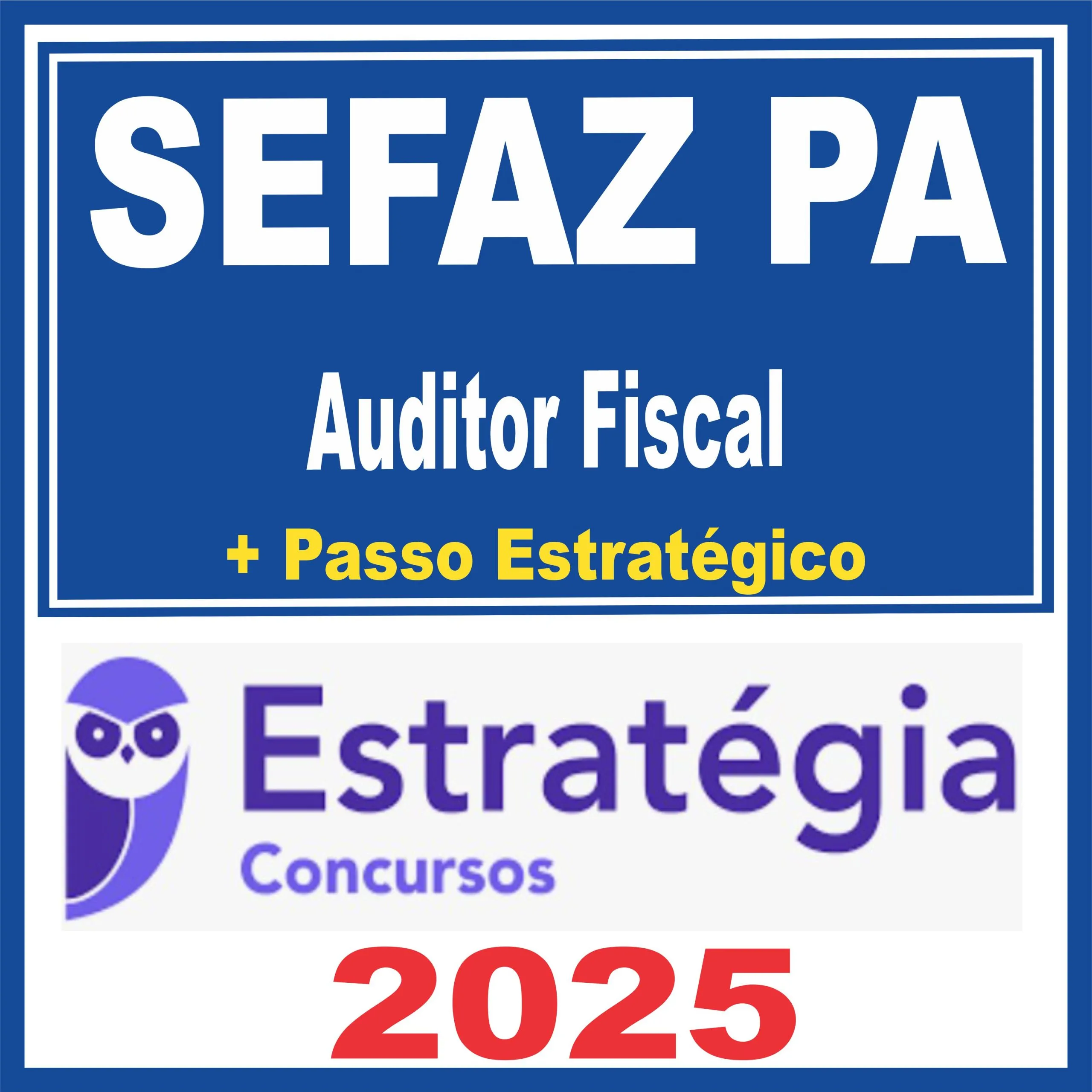 SEFAZ PA (Auditor Fiscal + Passo) Estratégia 2025 1 sefaz-pa-aud-fisc1