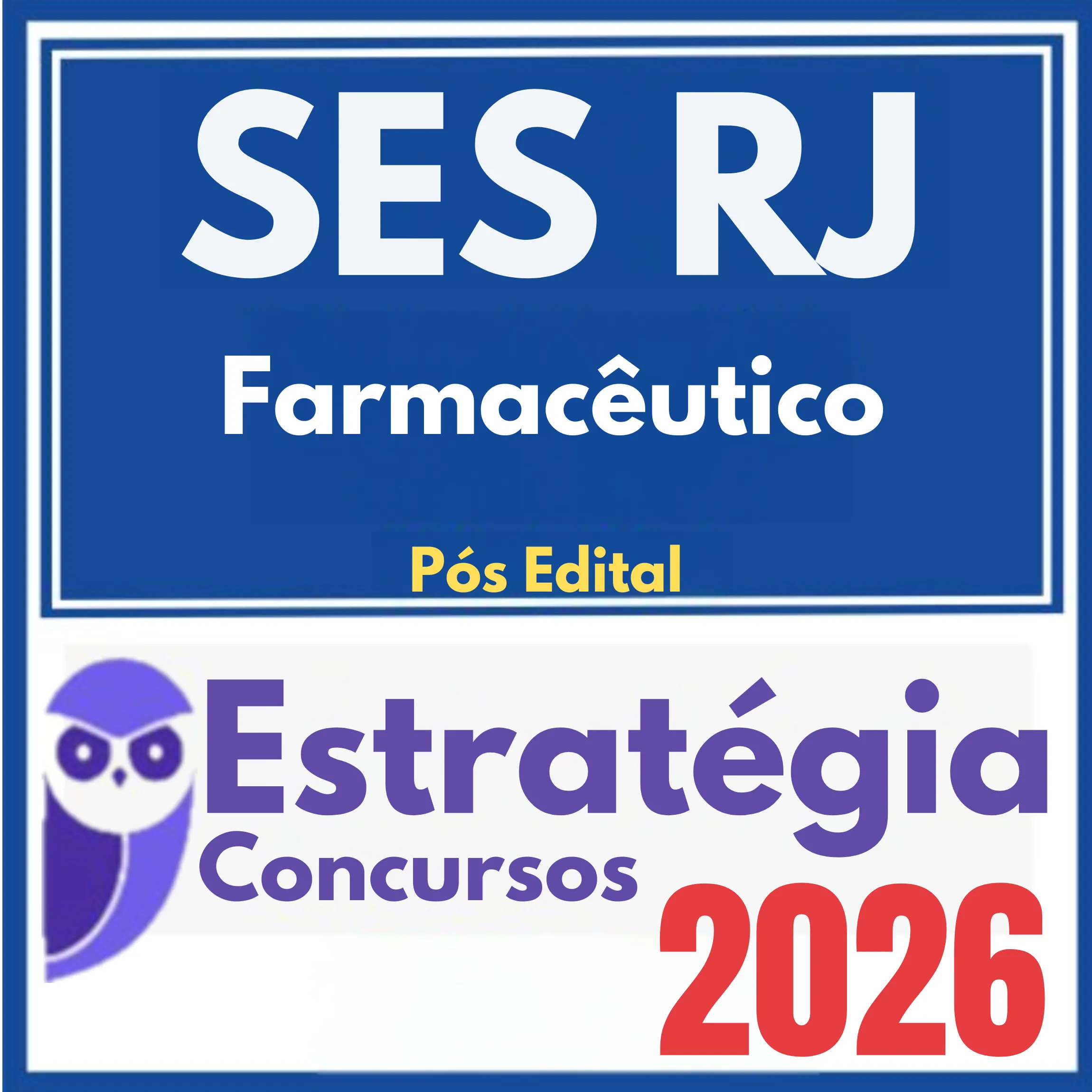 SES RJ (Farmacêutico) Pós Edital – Estratégia 2026 1 ses-rj-farmaceutico