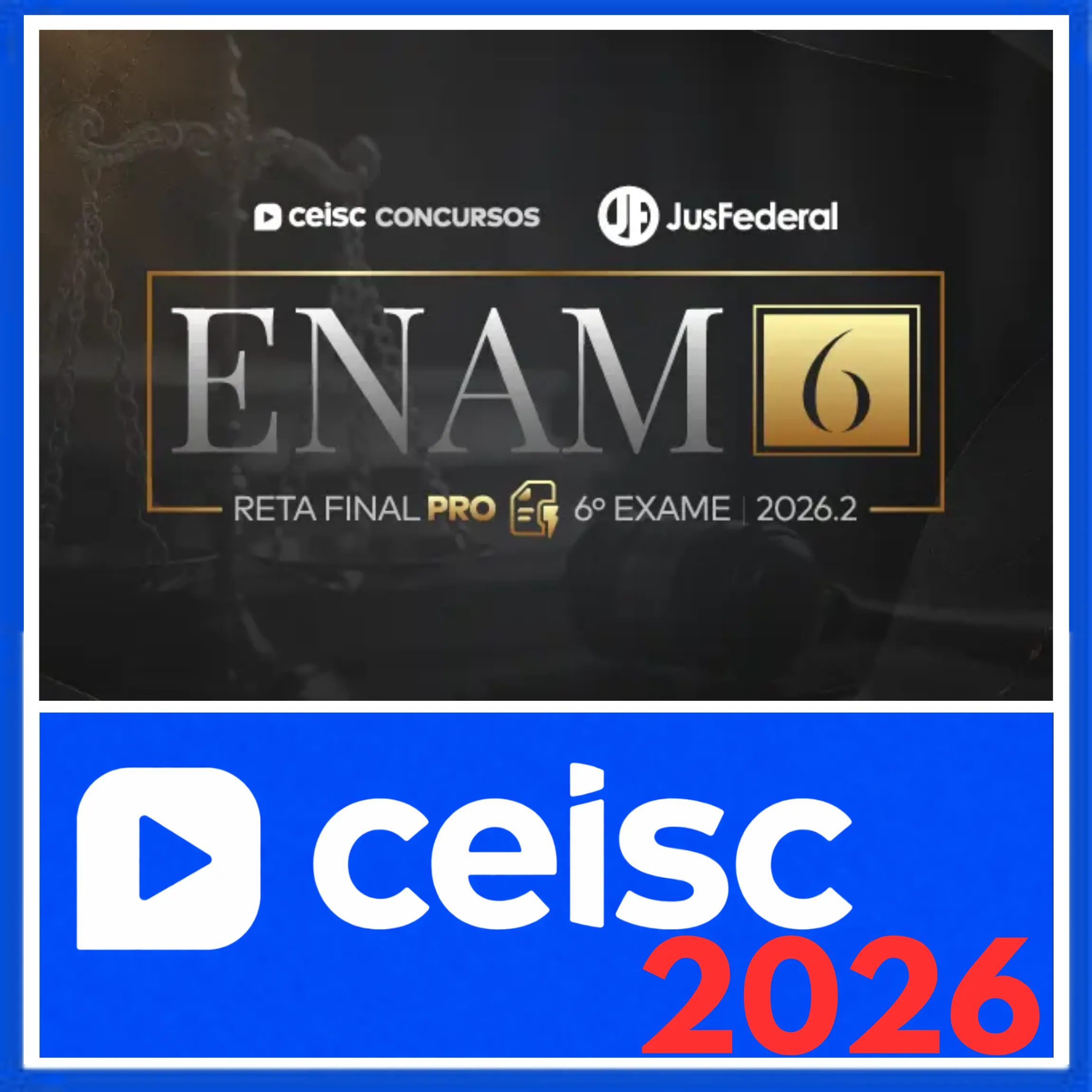 ENAM (Exame Nacional da Magistratura) Pós Edital - Ceisc 2026 1 enem-6-rf-pro