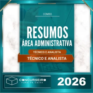 Combo - Área Administrativa Concurseiro Fora da Caixa 2026
