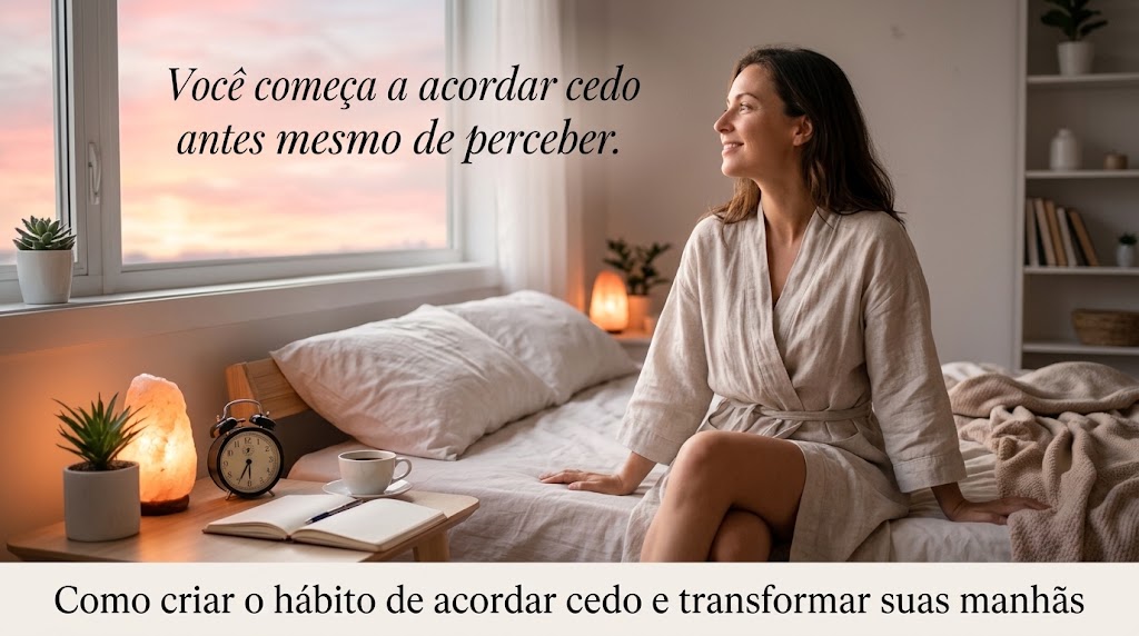 Como criar o hábito de acordar cedo e transformar suas manhãs 1 Como criar o hábito de acordar cedo