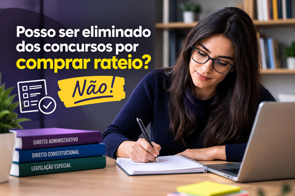 Posso ser eliminado de um concurso público por comprar rateio? 5 concurso público