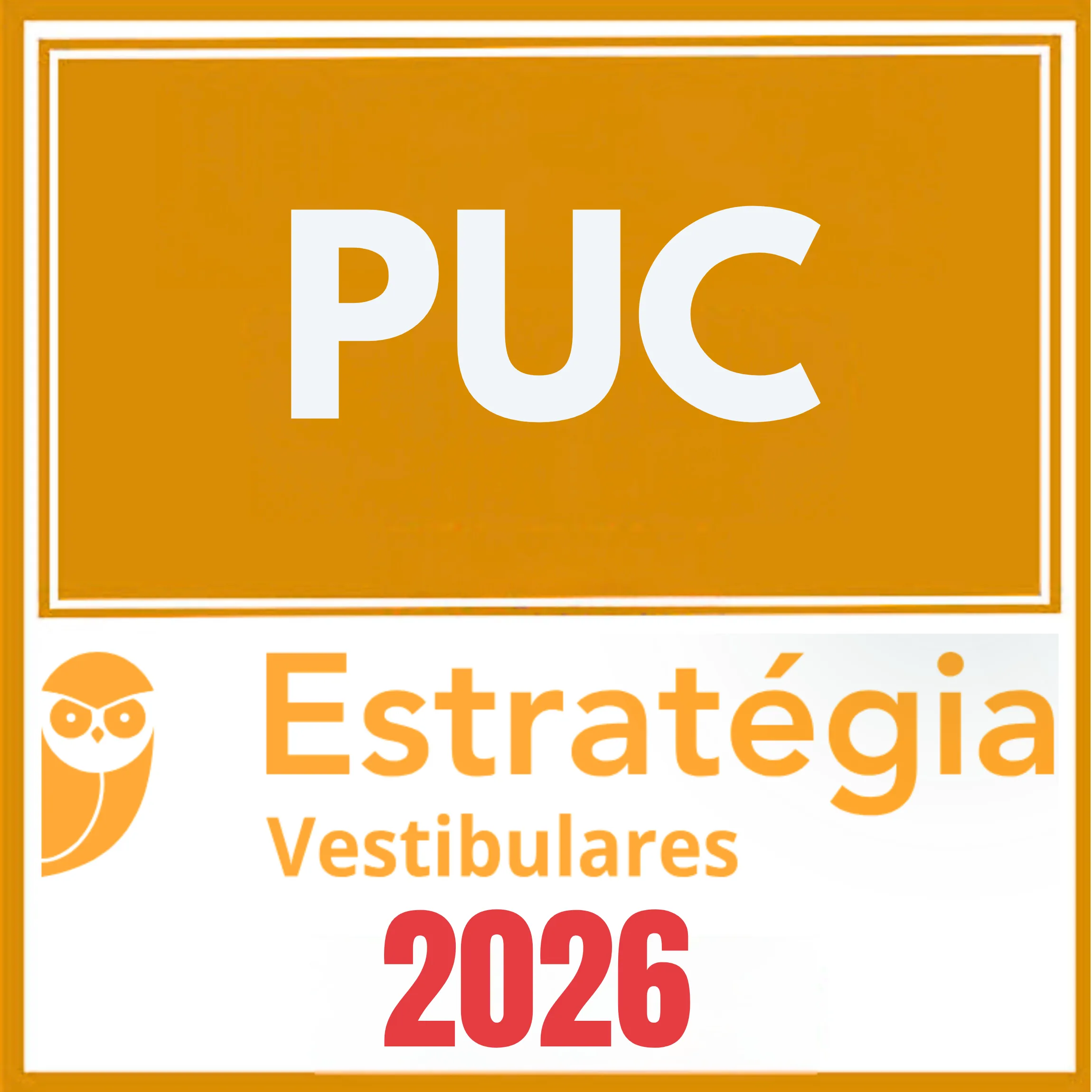 Curso para Vestibular PUC - Estratégia Vestibulares 2026 1 puc
