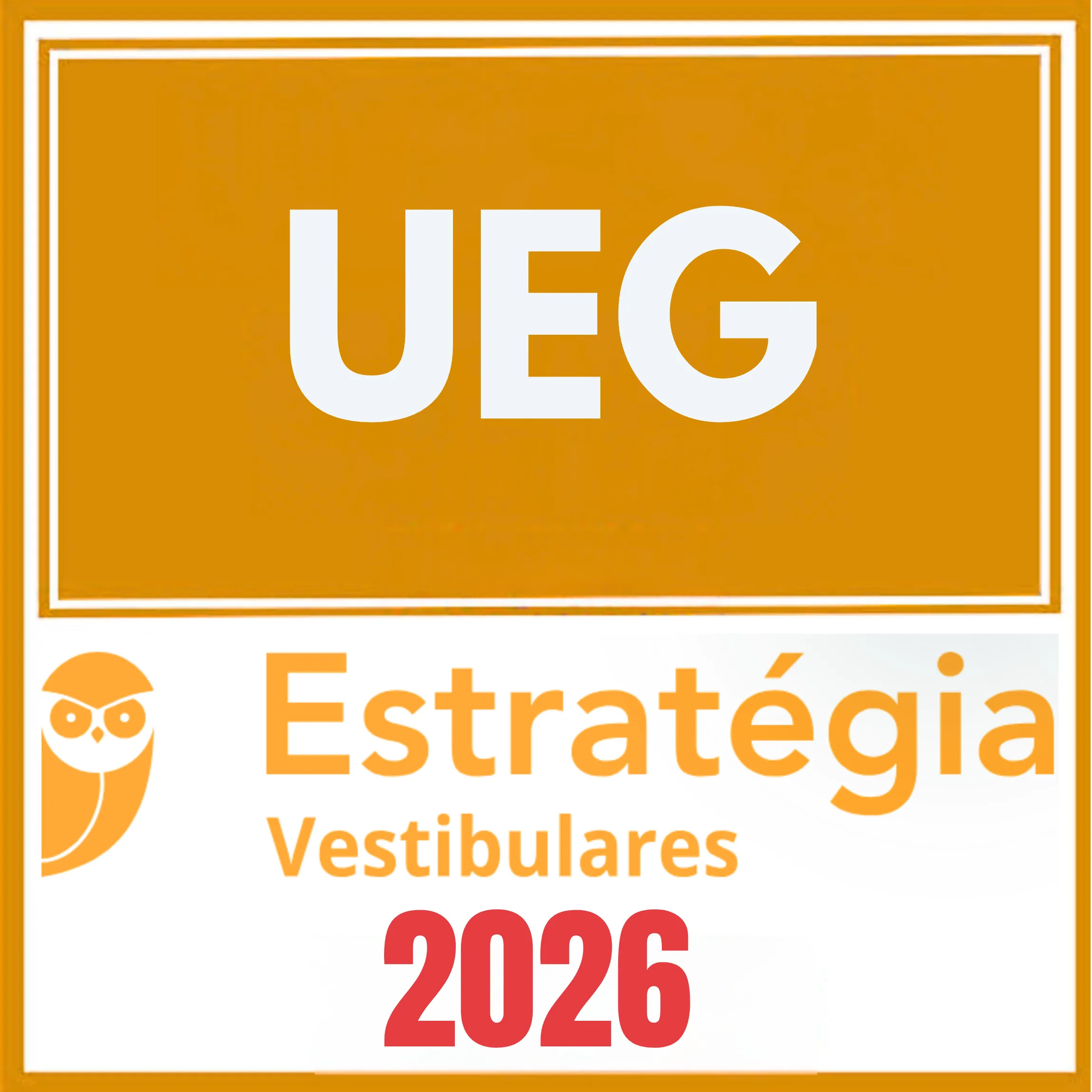 Curso para Vestibular UEG - Estratégia Vestibulares 2026 1 UEG