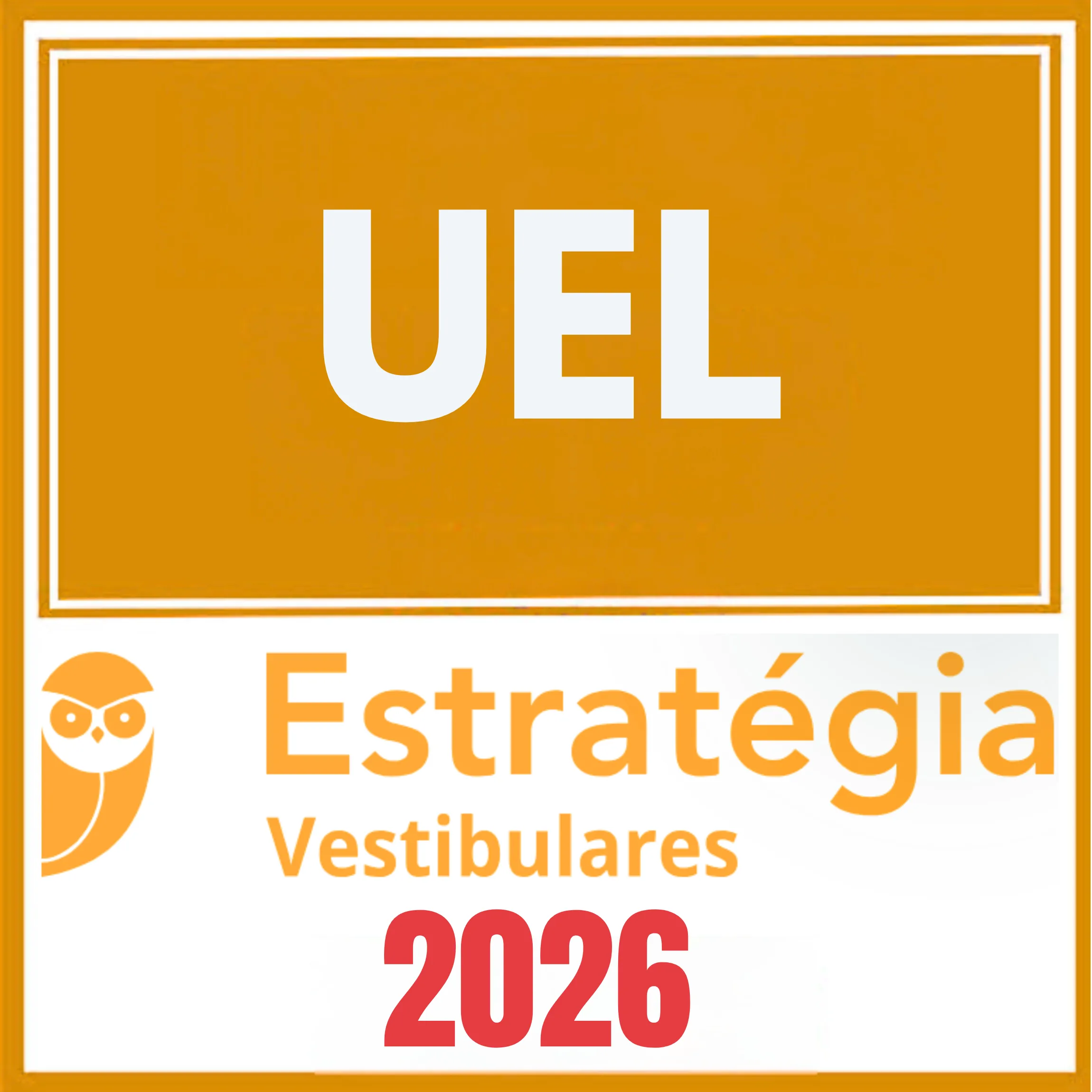 Curso para Vestibular UEL - Estratégia Vestibulares 2026 1 UEL