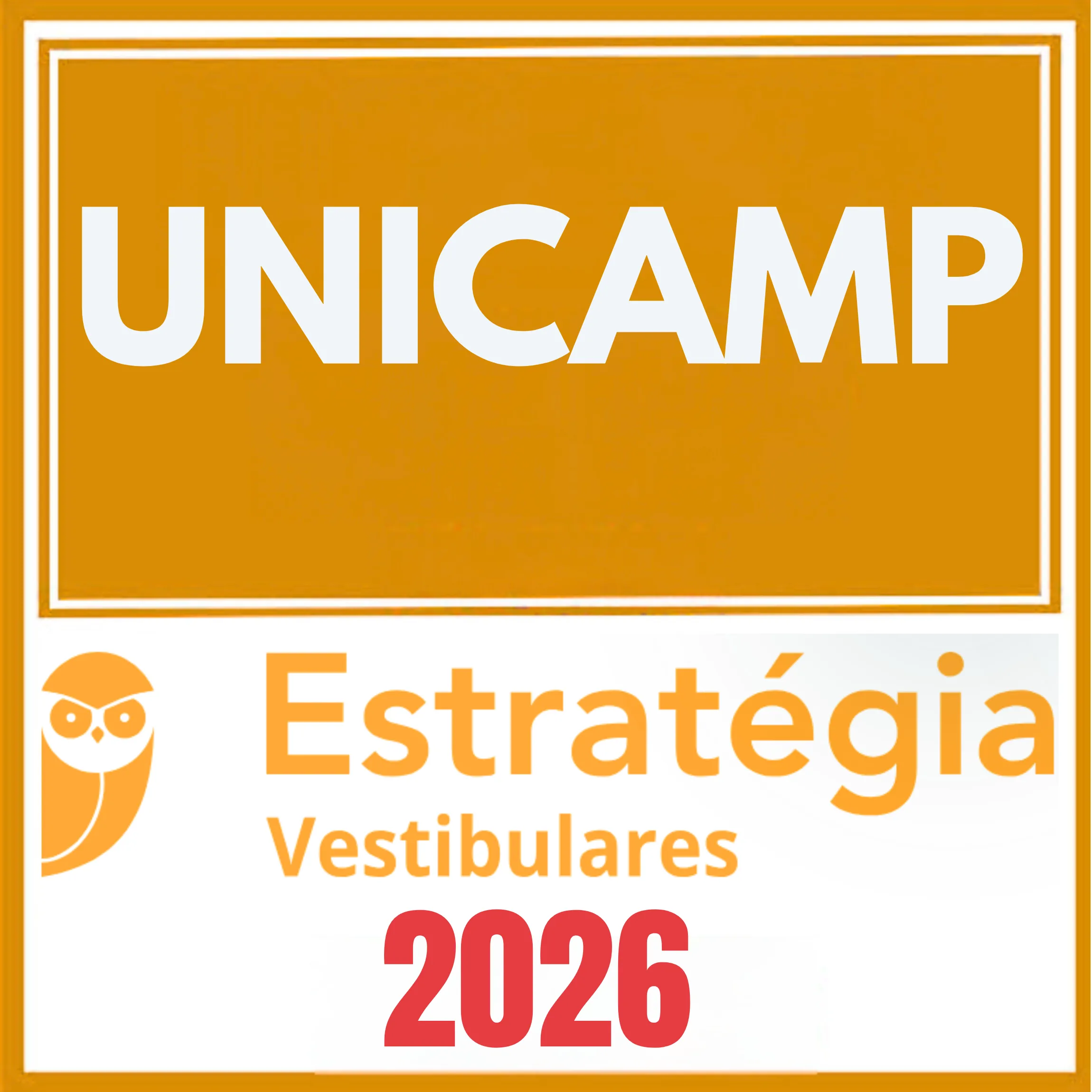 Curso para Vestibular UNICAMP - Estratégia Vestibulares 2026 1 unicamp