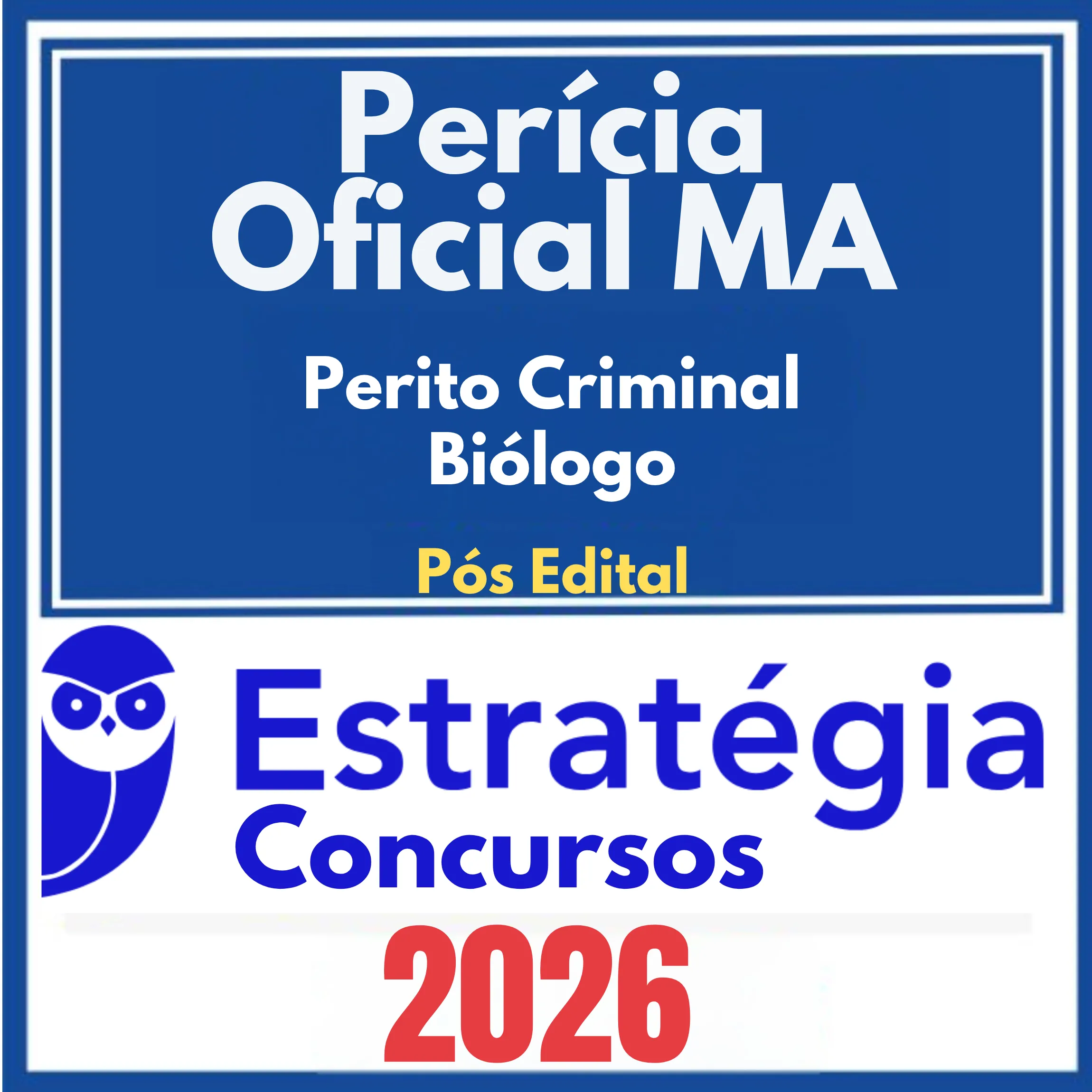 Perícia Oficial MA (Perito Criminal - Biólogo) Pós Edital – Estratégia 2026 1 pericia-ofc-ma-perito-bio