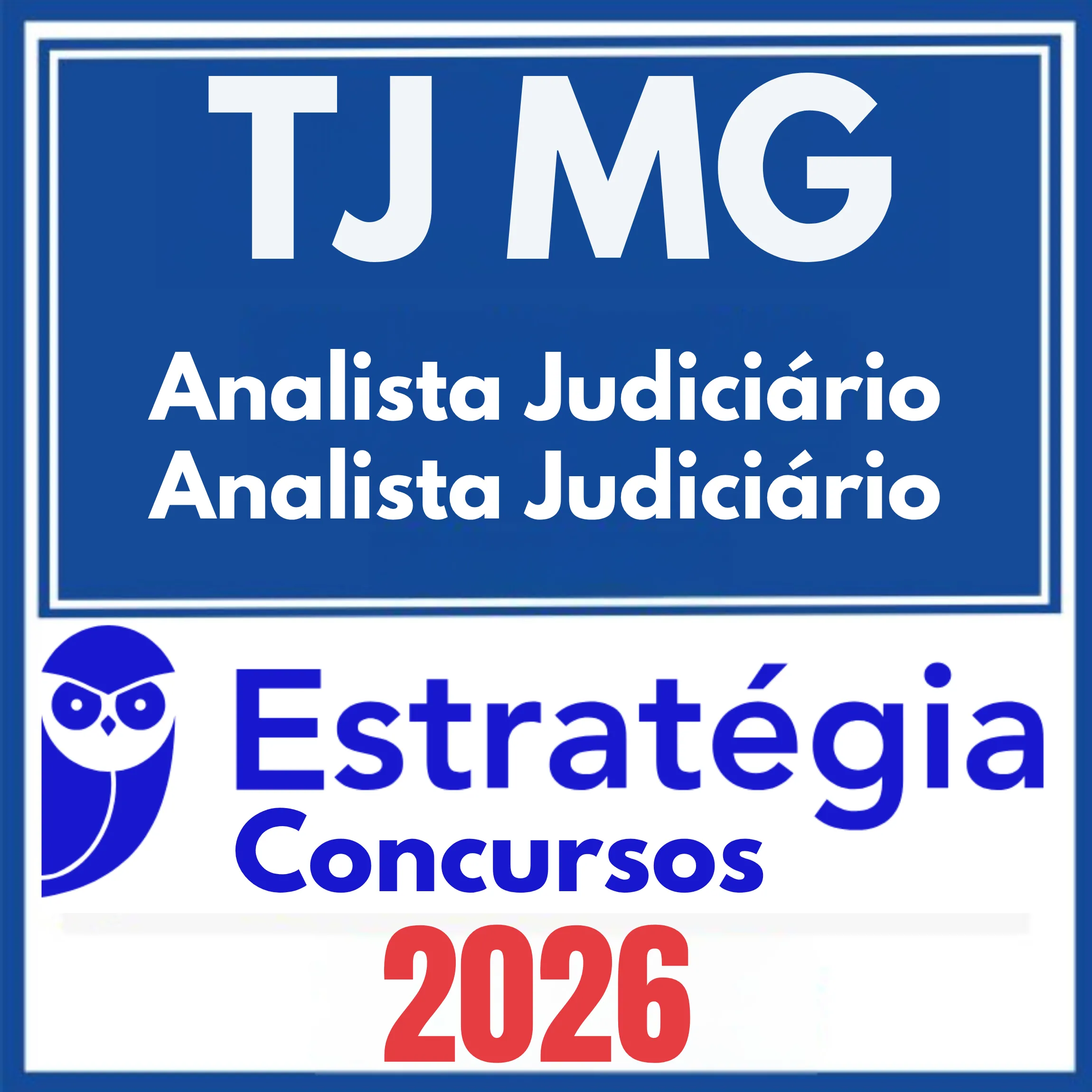TJ MG (Analista Judiciário - Analista Judiciário + Passo) Estratégia 2026 1 tj-mg-ajaj